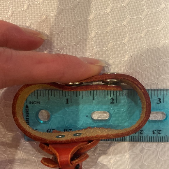 Leather Bracelet & Purse Set. Many uses for adults w/Key Chain & Wristlet Strap - Picture 14 of 15